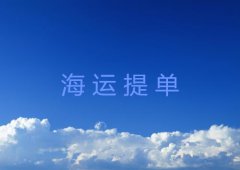 海运提单如何填写详解